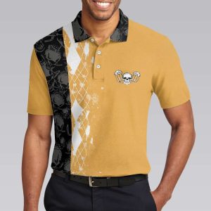 A Man Cannot Survive On Beer Alone He Also Needs Golf – Skull Golf Shirt