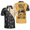 I Only Play Golf On Days That End In Y – Skull Golf Shirt