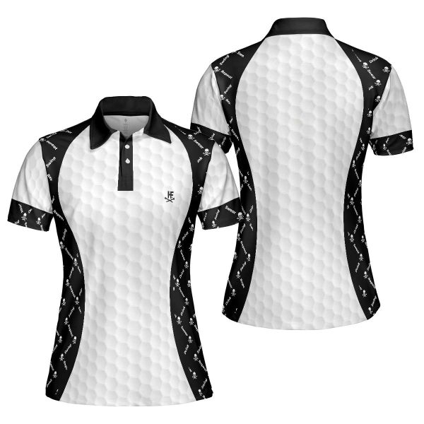 Swing Swear And Repeat With Skull Argyle Pattern – Skull Golf Shirt